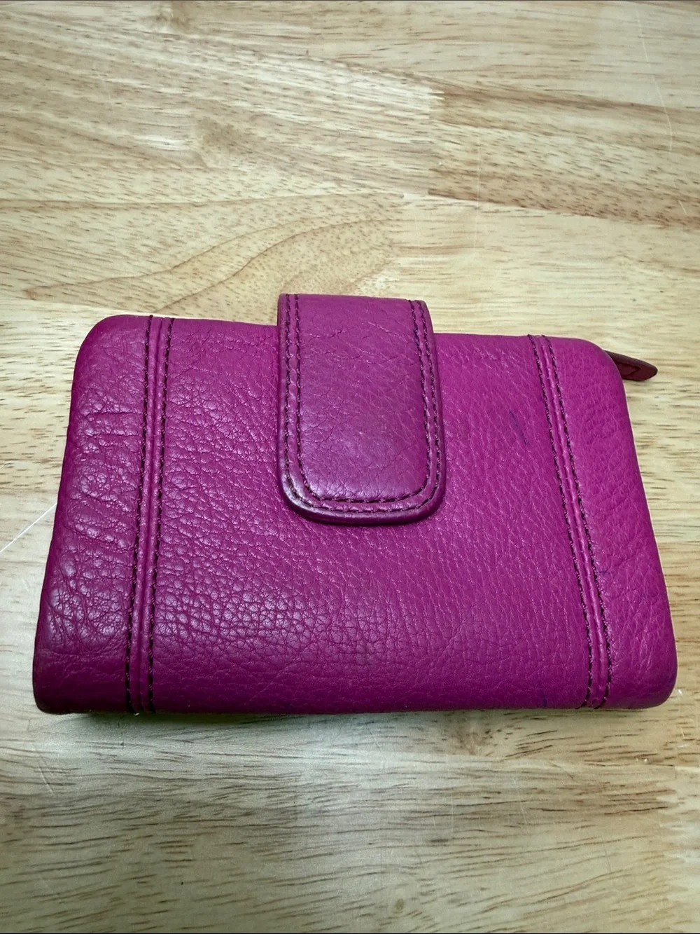 Used Fossil Women’s Leather Wallet Organizer
